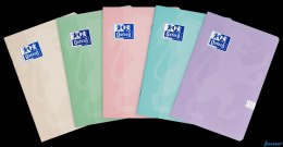 Zeszyt Oxford Touch Pastelowy A5 16 kartek 90 g kratka 5x5 mm 400175299