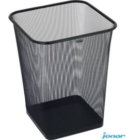 Kosz na papier kwadratowy 18l GR-017, czarny siatka GRAND 120-1459 SALE