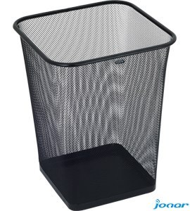 Kosz na papier kwadratowy 18l GR-017, czarny siatka GRAND 120-1459 SALE