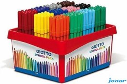 Pisak FLAMASTRY GIOTTO mix kol. (108 szt.) kubek TURBO MAXI 524000 zestaw szkolny