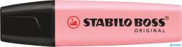 Zakreślacz STABILO BOSS pastelowy różowy 70/129