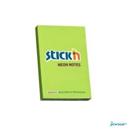 Bloczek STICKN 76x51mm zielony neon 100k 21163 STICKN