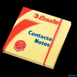 Bloczki samoprzylepne ESSELTE 75x75mm żółte 100k 83003