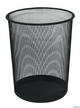 Kosz na pap.met.czarny Q-CONNECT KF00871 19L