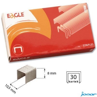 Zszywki 23/8, do 40 kartek, 1000 szt. EAGLE 110-1325