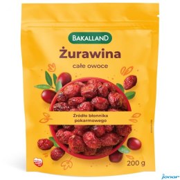 Żurawina 200g BAKALLAND