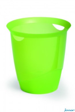 Kosz na śmieci 16l jasnozielony przezroczysty DURABLE 1701710017