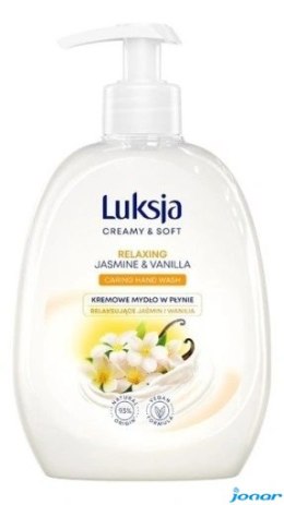LUKSJA Mydło w płynie z dozownikiem 500 ml Jaśmin & Vanilia 8919