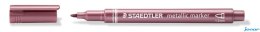 Marker metaliczny Metallic marker, okrągła końcówka, czerwony, Staedtler S 8323-232