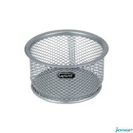 Pojemnik na spinacze srebrny metalowy siatka GRAND GR-010S 120-1120