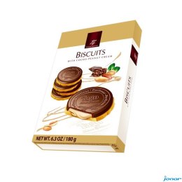 Ciastka KARDYNAŁKI TAGO z kremem kakaowo-orzechowym 180g