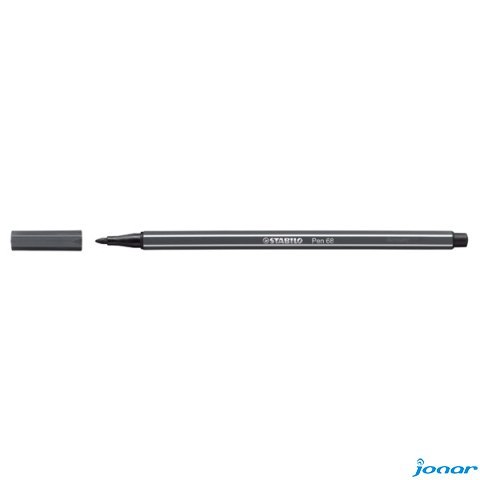 Flamaster PEN 68/95 c.szary STABILO