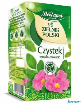 Herbata HERBAPOL ZIELNIK POLSKI Czystek (20 torebek)