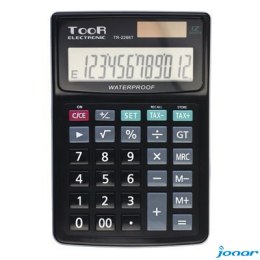Kalkulator TOOR TR-2296T, 12 pozycyjny, wodoodporny 120-1425