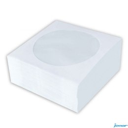 Koperty na CD/DVD z okienkiem (100sztuk) białe
