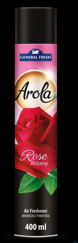 Odświeżacz powietrza AROLA Spray 400ml róża GENERAL FRESH 09059