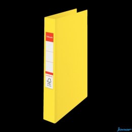 Segregator Esselte A4 z 4 kółkami, grzbiet 42 mm, żółty, 14458