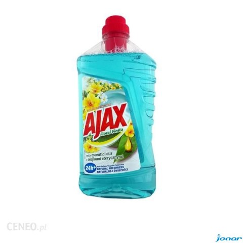AJAX Płyn do mycia podłóg Floral Fiesta 1l Lagun Flowers niebieski 472908