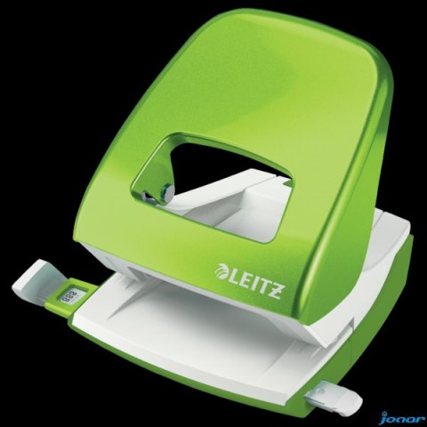 Dziurkacz duży metalowy Leitz WOW, zielony, 10 lat gwarancji, 30 kartek 50081054