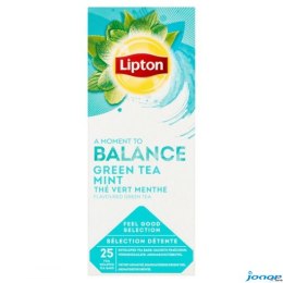 Herbata LIPTON BALANCE Green Tea Mint (25 kopert fol.)