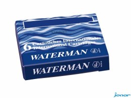 Naboje INTERNATIONAL (6 szt) niebieski floryda S0110950 WATERMAN