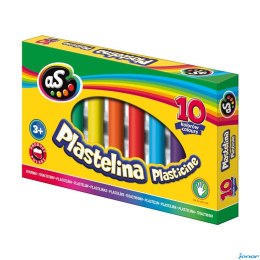 Plastelina AS 10 kolorów, 303219002 ASTRA