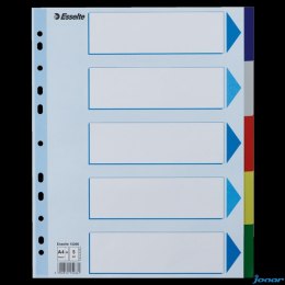Przekładki plastikowe MAXI z PP ESSELTE 5 kart 15266