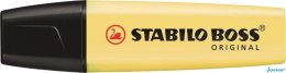 Zakreślacz STABILO BOSS pastelowy żółty 70/144
