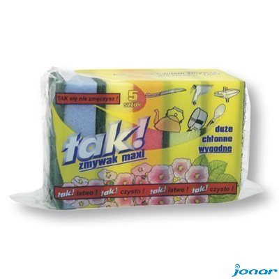 Zmywaki gąbka do zmywania Maxi (5 szt.) Świeżowski *78623
