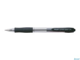 Długopis olejowy automatyczny PILOT SUPER GRIP czarny PIBPGP-10R-B