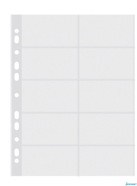 Koszulka na wizytówki DONAU A4 (10) 60mic 1716001PL-00