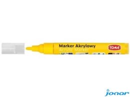 Marker akrylowy, fibrowa końcówka okrągła 2-5mm, żółty TO-402 Toma