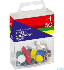 Pinezki kolorowe GRAND 50szt.T4 110-1115