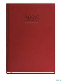 Terminarz Klasyczny B5 2026 - bordowy Michalczyk i Prokop T-221V-B kalendarz 1 strona 1 tydzień + strona na notatki