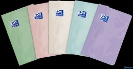 Zeszyt Oxford Touch Pastelowy A6 48 kartek 90 g kratka 5x5 mm 400175309