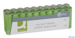 Baterie super-alkaliczne Q-CONNECT AA, LR06, 1,5V, 20szt. KF10848
