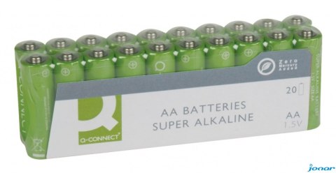 Baterie super-alkaliczne Q-CONNECT AA, LR06, 1,5V, 20szt. KF10848