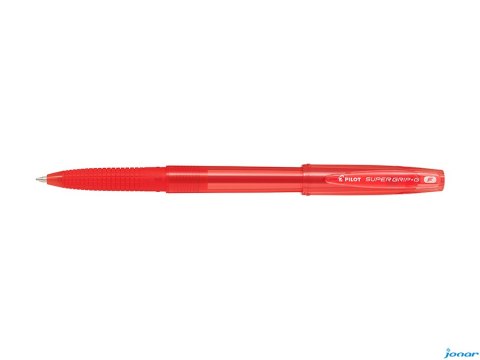 Długopis olejowy ze skuwką PILOT SUPER GRIP czerwony BPS-GG-F-R