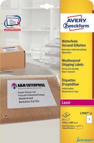 Etykieta L7997-25 ZF wodoodporne do drukarek laserowych