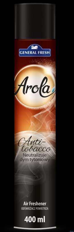 Odświeżacz powietrza AROLA Spray 400ml antytabak GENERAL FRESH 09097