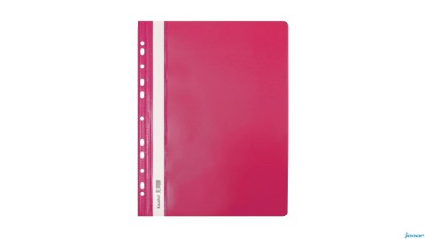 Skoroszyt twardy zawieszany A4 SH-01-10 PVC różowy (10sztuk) BIURFOL