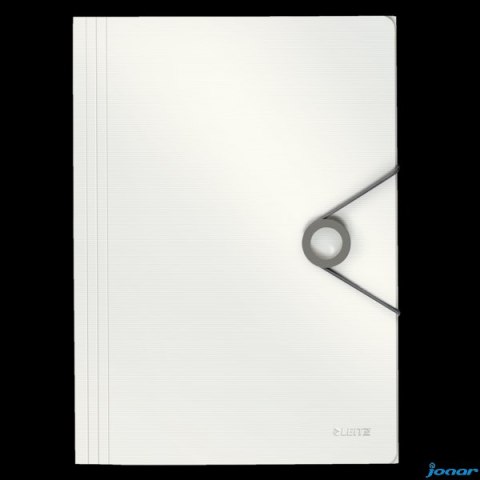 Teczka z gumką PP LEITZ SOLID A4 biała 45631001