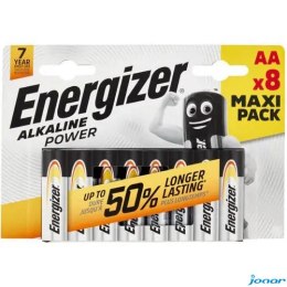 Bateria alkaliczna ENERGIZER POWER LR6/AA 1,5V, (8szt)