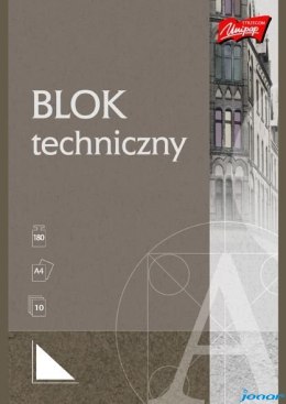 Blok rysunkowy z kolorowymi kartkami A4 16 kartek, 80g/m2 UNIPAP