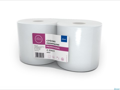 Czyściwo PROFESSIONAL 250/2 250m 2warstwy celuloza (op. 2szt.) ELLIS 0802