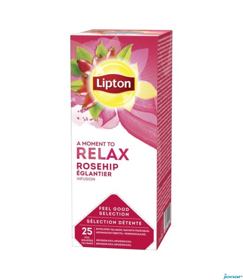 Herbata LIPTON RELAX ROSEHIP INFUSION (dzika róża) 25k.fol owocowa