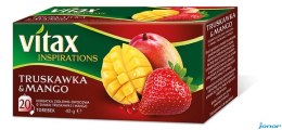 Herbata VITAX INSPIRATIONS TRUSKAWKA I MANGO 20t*2g zawieszka