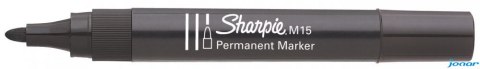 Marker permanentny M15 okrągły czarny SHARPIE S0192584