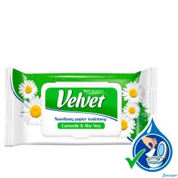 Papier toaletowy VELVET nawilżany (42) RUMIANKOWY