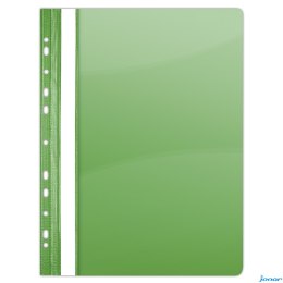 Skoroszyt wpinany do segregatora PCV zielony (10szt.) 1704001-06
